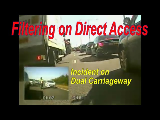 Filtering on Direct Access  Incident on Dual Carriageway