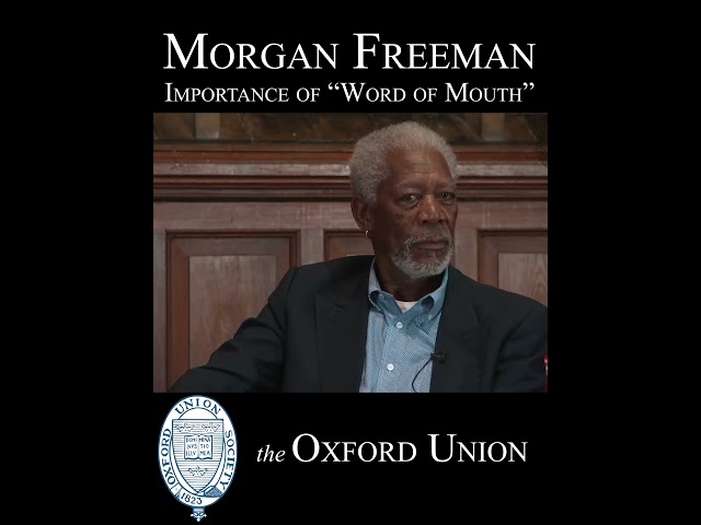#shorts Morgan Freeman on the importance of word of mouth.