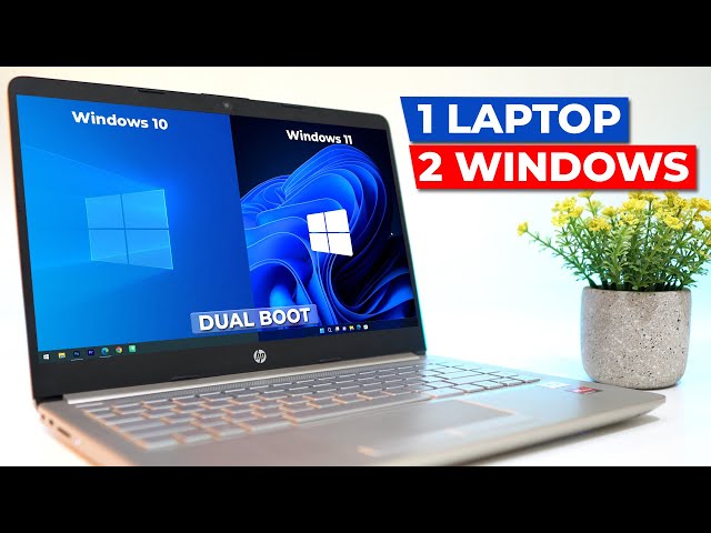 1 LAPTOP 2 WINDOWS! Cara Install Windows 11 Dualboot dengan Windows 10