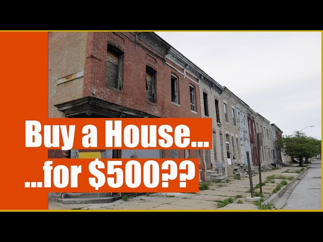 Why dont Investors buy Vacant Blocks in Baltimore City?