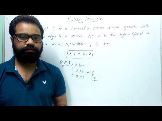 Euler Formula with Proof in Graph Theory | By :- Harendra Sharma