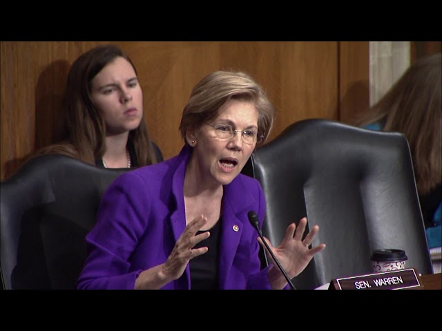 Senator Elizabeth Warren asks about protecting medical information in the workplace