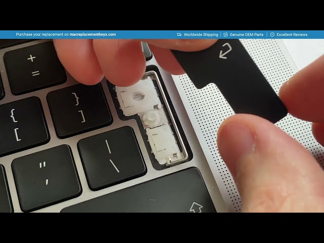 How to replace the enter key on a MacBook Pro A2141, A2251, A2289 and A2338 Intel & M1 (2019 - 2021)