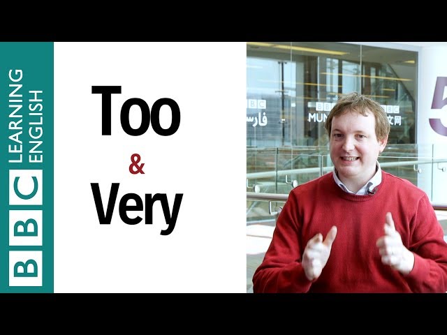 Too vs Very - English In A Minute