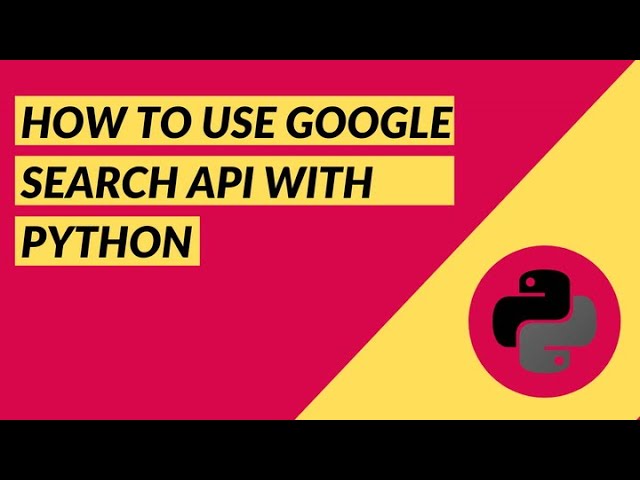 Using Google Search API With Python