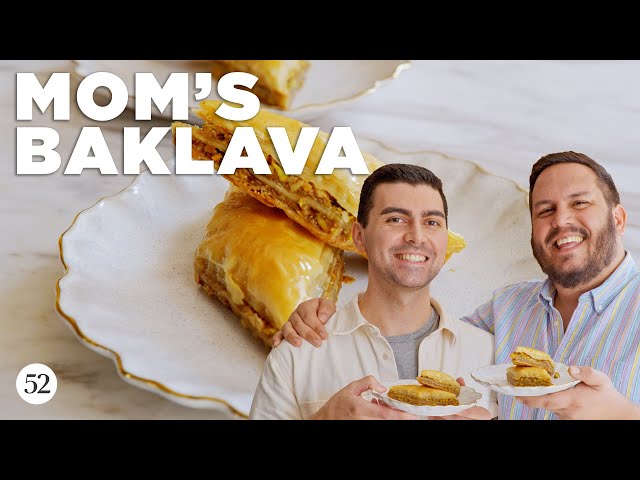 Make Eric King's Mom's Walnut Pistachio Baklava I The Secret Sauce with Dan Pelosi