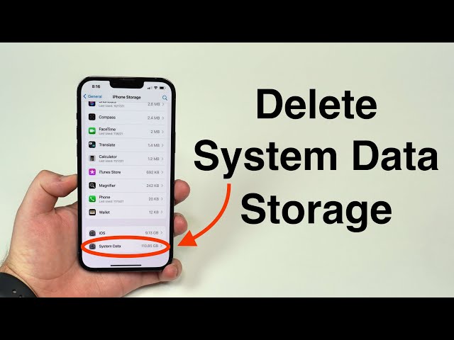 How to Delete iPhone System Data - Clear Storage!!