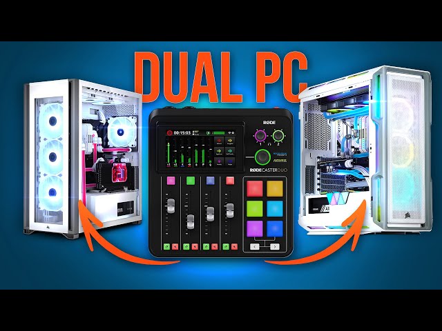 Rode Rodecaster DUO & Pro II Dual PC Setup für Streamer
