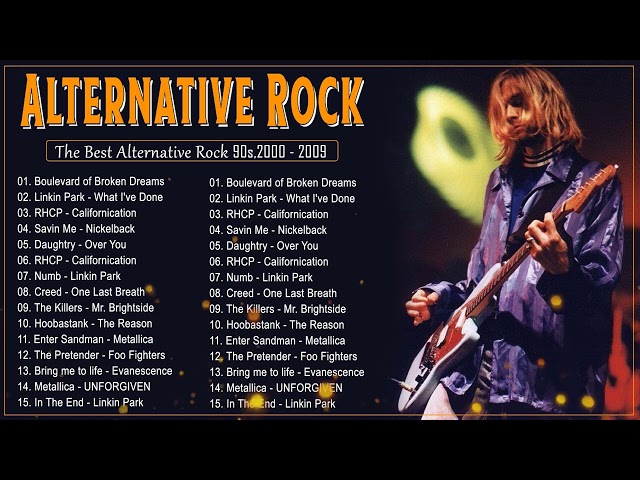 Alternative Rock Playlist 🤘 Best Alternative Rock Songs of 90s 2000s 🤘 Alternative Rock Best Songs