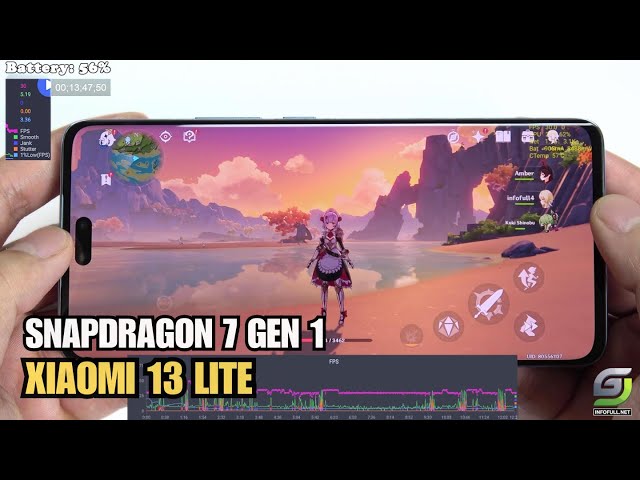 Xiaomi 13 Lite test game Genshin Impact Max Graphics 2024 | Snapdragon 7 Gen 1