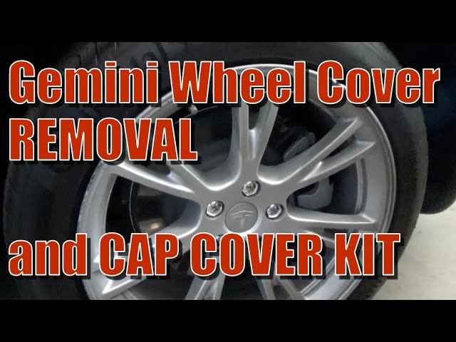 Tesla Model Y Safe Gemini Wheel Cover Removal for Car Wash and Wheel Cap Kit.
