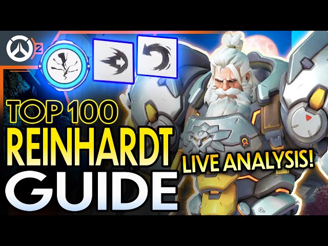 OVERWATCH 2 REINHARDT GUIDE - REIN GAMEPLAY! - ABILITIES + HOW TO PLAY