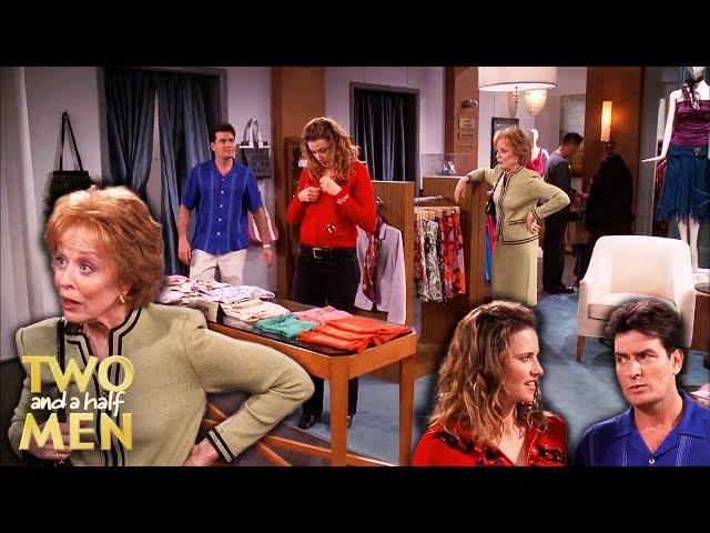 Evelyn Catches Charlie in a Dressing Room | Two and a Half Men
