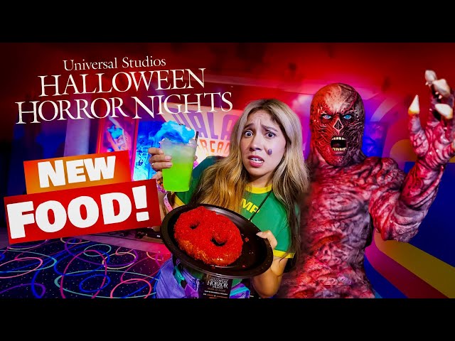 Halloween Horror Nights 2023 NEW FOOD and MAZES! Universal Studios Hollywood