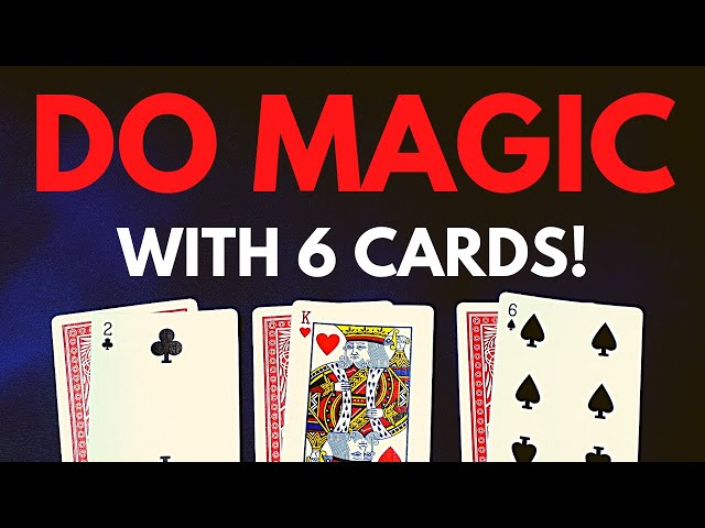 Do Mind-Blowing Magic Trick with 6 Cards (Secret Revealed!)