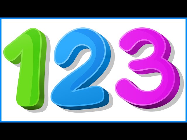 Learn Numbers 1 To 10 With Spellings | 123 Preschool Animation | 1234 Kindergarten Cartoon Video