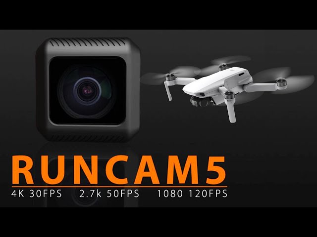 Ultra-Light Runcam5 4K Action Cam on Mavic Mini