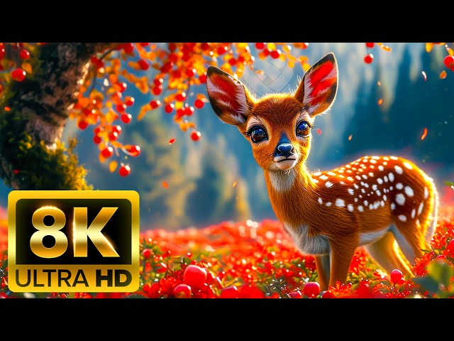 Animals: The Fascinating World (60FPS) ULTRA HD - With Nature Sounds Colorfully Dynamic