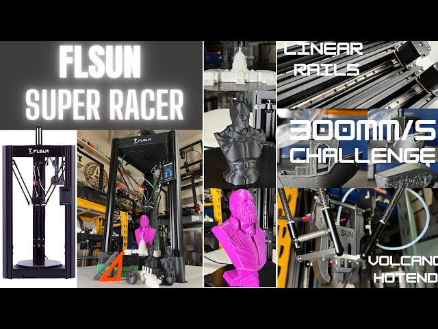 FLSUN SR Super Racer Delta 3D printer review: 300mm/s High-speed 3D printing challenge, Pros & Cons