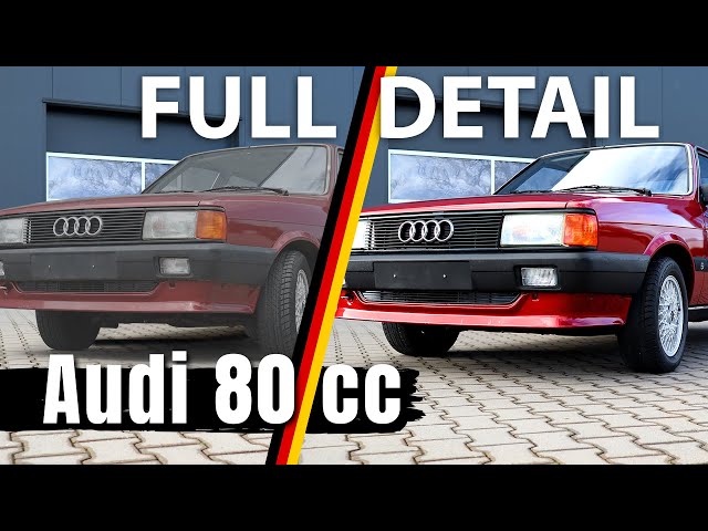Audi 80 CC First Full Detail in 33 Years