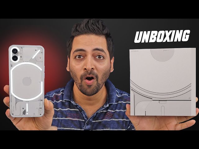 Nothing Phone (1) Unboxing & Hands On - THE HYPE IS REAL !