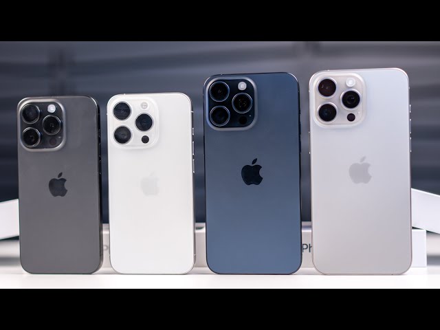 iPhone 15 Pro & Pro Max: All Colors Compared!