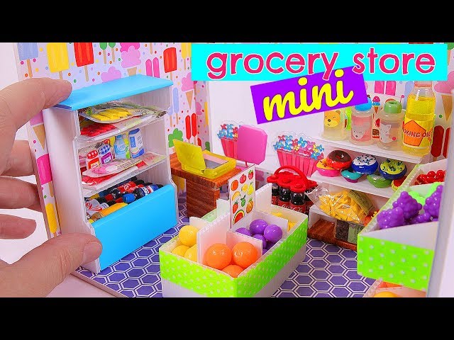 DIY Miniature Grocery Store