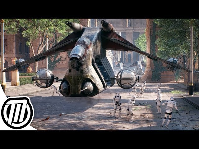 Star Wars Battlefront 2 Clone Army Gameplay | ATRT, Jumptrooper, N1 Starfighter, V-Wing (CLONE WARS)