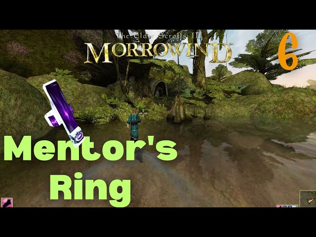 Let's Play Morrowind #6 - A Magical Ancient Ring | Pure Mage Explorer