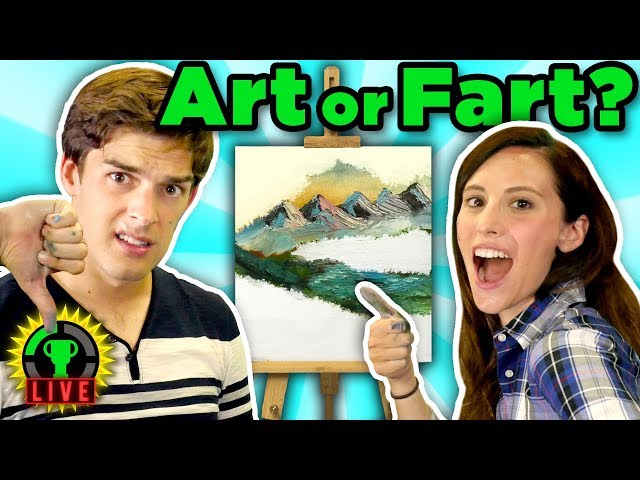 Following A Bob Ross Painting Tutorial CHALLENGE!