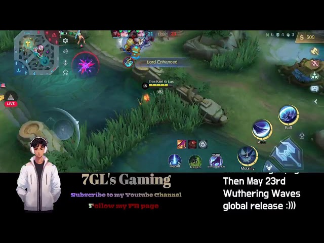 Live streaming of 7GLS Gaming