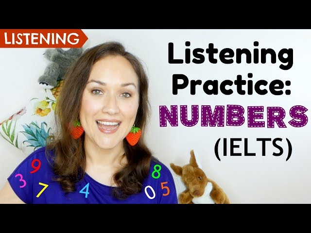 English Numbers Listening Practice | IELTS Listening (B1-B2)
