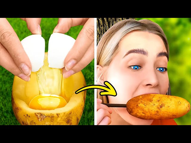 BEST CAMPING TRICKS, OUTDOOR HACKS AND EGG RECIPES FOR THE BEST CAMPING EVER