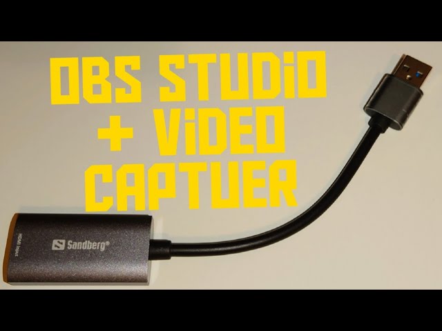 How to setup Hdmi capture device with OBS Studio