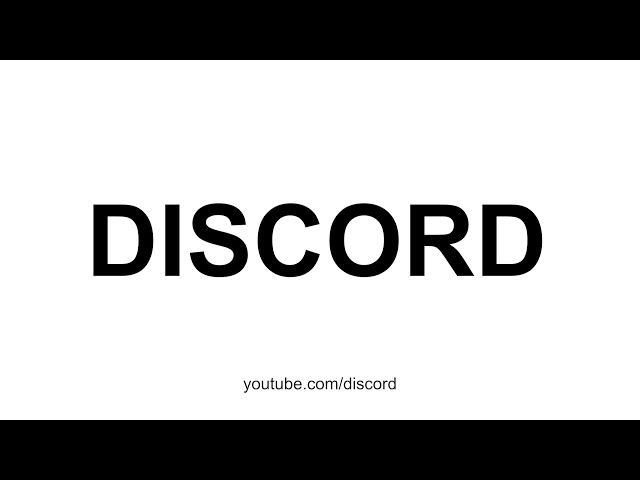 how to pronounce discord