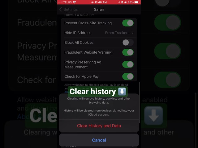#shorts how to delete search history on iOS devices 🔎