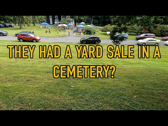 EVERYONE WAS DYING TO GET INTO THIS YARD SALE! RESELLING IN THE CREEPIEST PLACE YOU COULD THINK OF!
