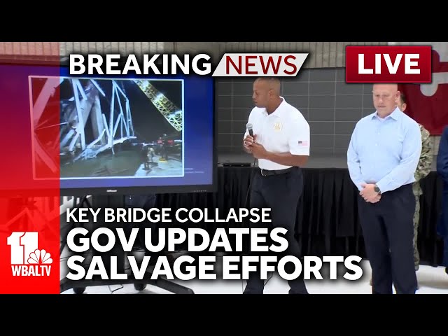 LIVE: Governor's briefing on Key Bridge collapse - wbaltv.com