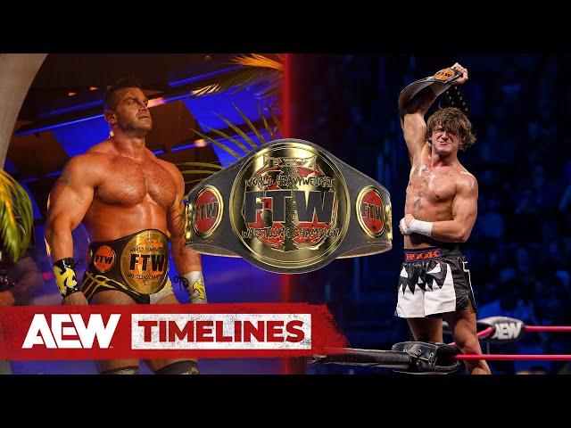 FTW! From Brian Cage to HOOK! The History of the FTW Title in AEW. | AEW Timelines