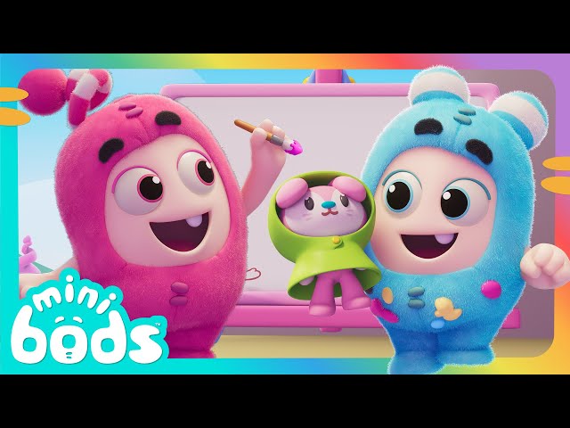 Paint Time Trouble | Minibods | Preschool Cartoons for Toddlers