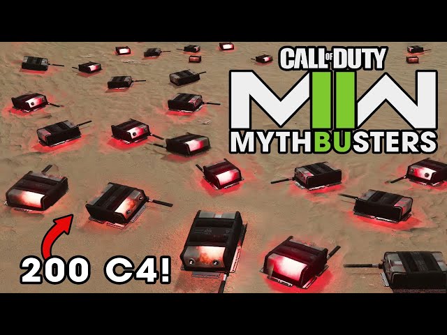 Modern Warfare 2 Mythbusters - Water & Trophy vs EVERYTHING