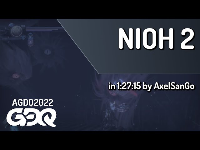 Nioh 2 by AxelSanGo in 1:27:15 - AGDQ 2022 Online