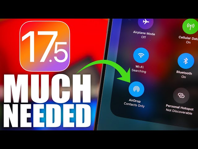 iOS 17.5 - We Needed This (BIG Improvement)