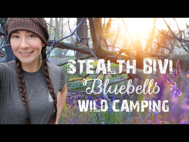 Stealth Bivi Bluebells Camp! | Solo Wild Camping UK 0.5°C | Alpkit Hunka XL | Trekology Aluft Deluxe