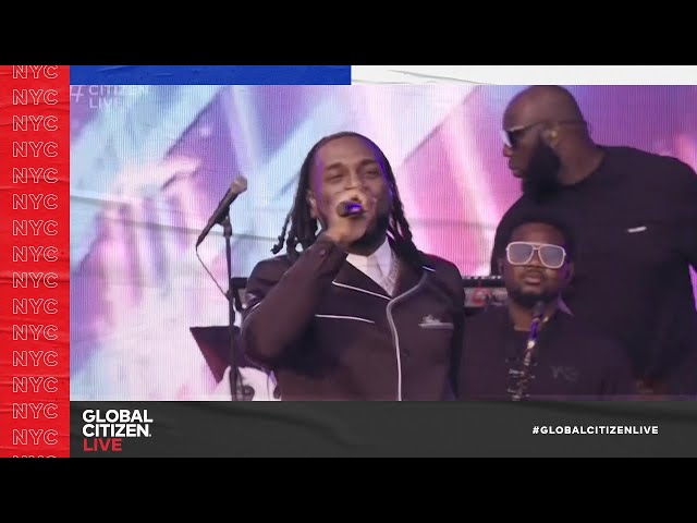 Nigerian Rapper Burna Boy Performs "Jerusalema" Live From Central Park | Global Citizen Live