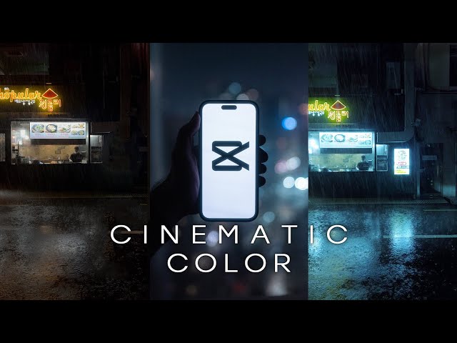 CINEMATIC COLOR GRADING for videos on Capcut [Tutorial]