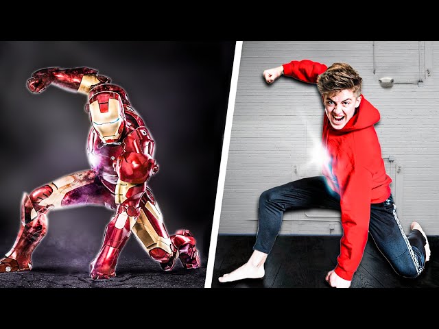 We Tried Marvel Stunts In Real Life! - Challenge
