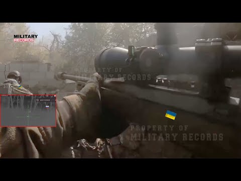Horrible!! Elite Ukrainian Sniper brutally takes out 12 Russian Soldiers in banks dnipro river