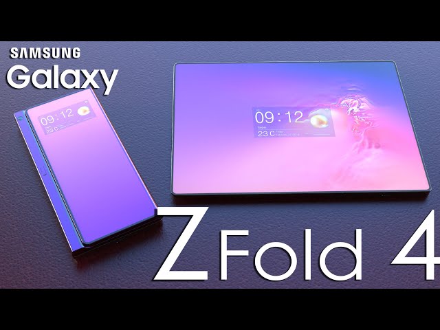 Samsung Galaxy Z Fold 4 Tri Fold Concept with 10inch Display Based on Patent Documents