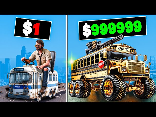 $1 to $1,000,000 Bus in GTA 5